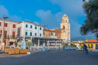 Sirolo, İtalya, 28 Eylül 2021: San Nicolo di Bari Kilisesi Sirolo, İtalya.