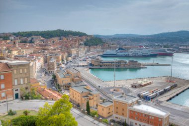 Ancona, İtalya, 26 Eylül 2021 İtalyan şehri Ancona