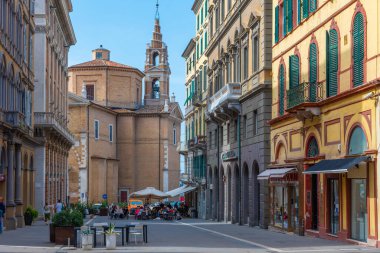 Ancona, İtalya, 26 Eylül 2021: Ancona, İtalya 'daki Kutsal Ayin Kilisesi.