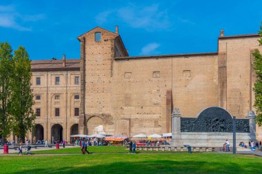 Parma, İtalya, 25 Eylül 2021: Palazzo della Pilotta, Parma İtalya