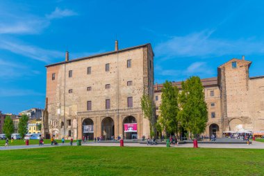 Parma, İtalya, 25 Eylül 2021: Palazzo della Pilotta, Parma İtalya