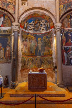 Parma, İtalya, 25 Eylül 2021: Parma İtalya 'nın Vaftizhanesi