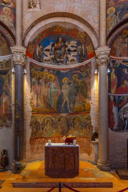 Parma, İtalya, 25 Eylül 2021: Parma İtalya 'nın Vaftizhanesi