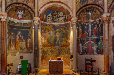 Parma, İtalya, 25 Eylül 2021: Parma İtalya 'nın Vaftizhanesi