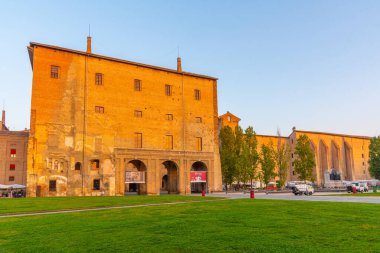 Parma, İtalya, 25 Eylül 2021: Palazzo della Pilotta, Parma İtalya