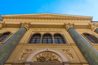 Modena, İtalya, 23 Eylül 2021 Modena Sinagogu