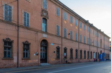 Maranello, İtalya, 23 Eylül 2021: Modena İtalya 'da Marco Biagi Üniversitesi