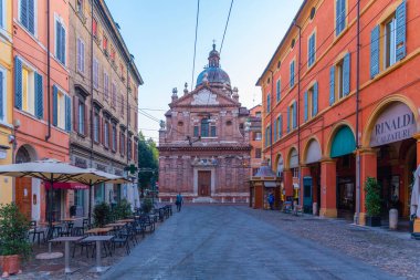 Modena, İtalya, 23 Eylül 2021: Chiesa della Madonna del Voto, İtalyan kenti Modena.