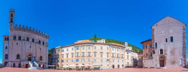 Gubbio Olaszország 2021 Október Palazzo Dei Consoli Olasz Gubbio Városban — Stock Fotó