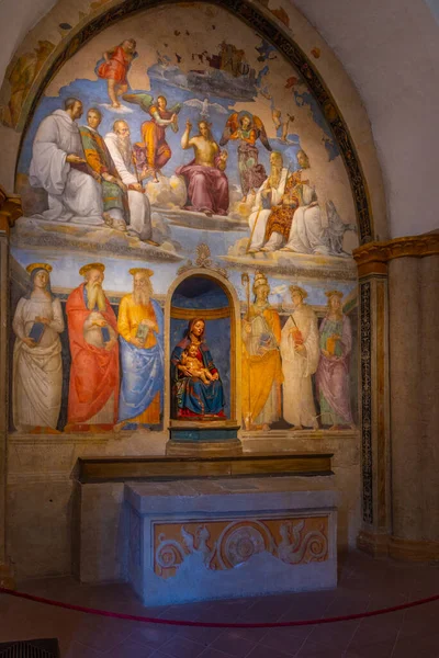 Perugia Italië Oktober 2021 Fresco Kapel Van San Severo Perugia — Stockfoto