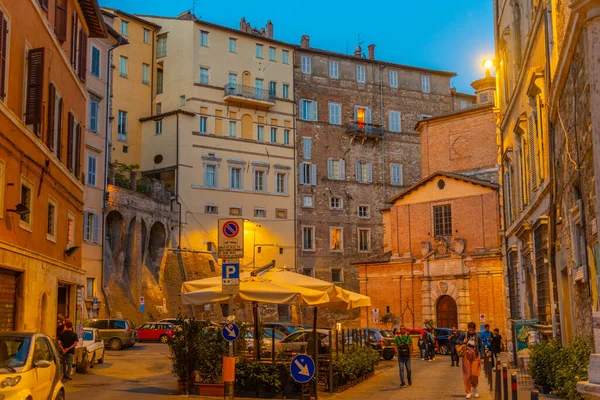 Perugia, İtalya, 1 Ekim 2021: Chiesa della compagnia della morte, Perugia, İtalya.