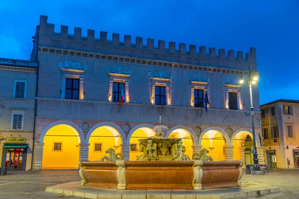 Pesaro Italie Septembre 2021 Vue Sur Lever Soleil Palazzo Ducale — Photo