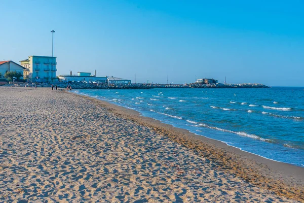 Pesaro Italy September 2021 Seaside View Italian Town Pesaro — Stock Photo, Image