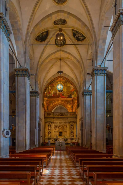 Loreto Olaszország 2021 Szeptember Olaszországi Loreto Szent Ház Szentélyének Belseje — Stock Fotó