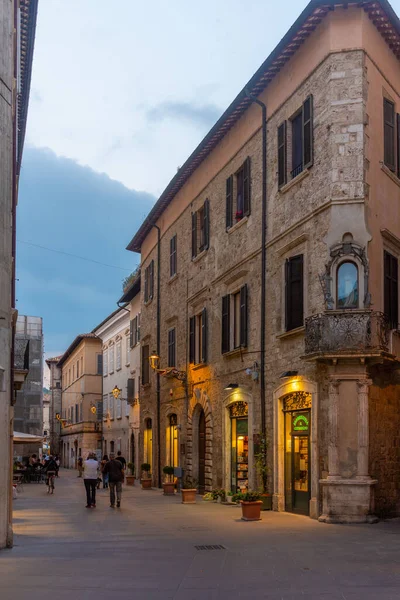 Ascoli Piceno Talya Eylül 2021 Talya Nın Eski Ascoli Piceno — Stok fotoğraf