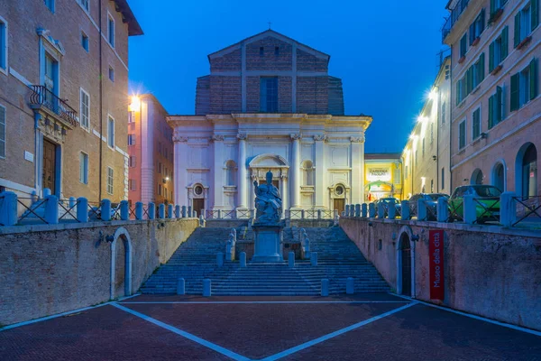 Ancona Italia Septiembre 2021 Vista Del Amanecer Iglesia San Domenico — Foto de Stock
