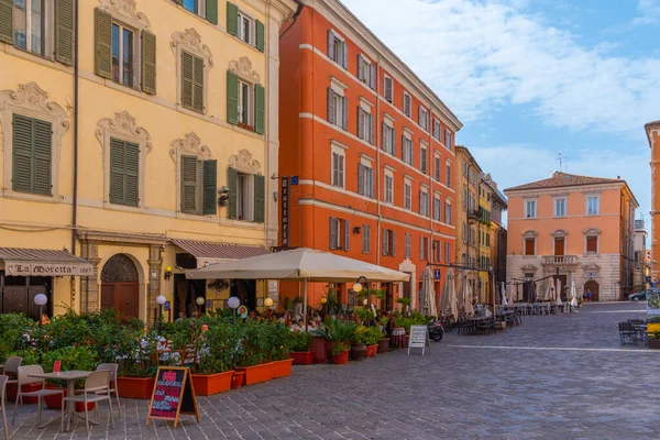 Ancona Italië September 2021 Piazza Del Plebiscito Ancona Italië — Stockfoto