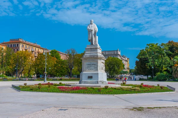 Ancona, İtalya, 26 Eylül 2021 Ancona İtalya Piazza Cavour