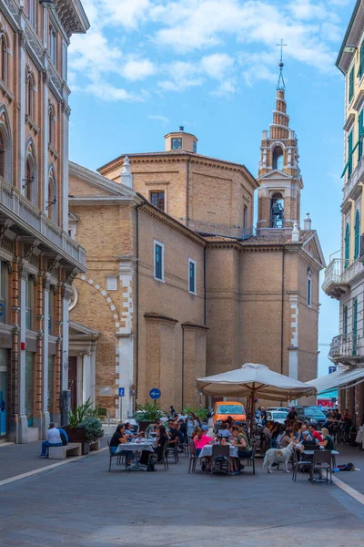 Ancona, İtalya, 26 Eylül 2021: Ancona, İtalya 'daki Kutsal Ayin Kilisesi.