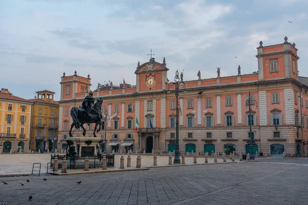 Piacenza Italië September 2021 Piazza Dei Cavalli Palazzo Del Governatore — Stockfoto