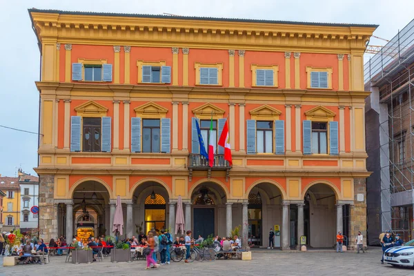 Piacenza Italy September 2021 Palazzo Del Convento Dei Mercanti Center — Stock Photo, Image