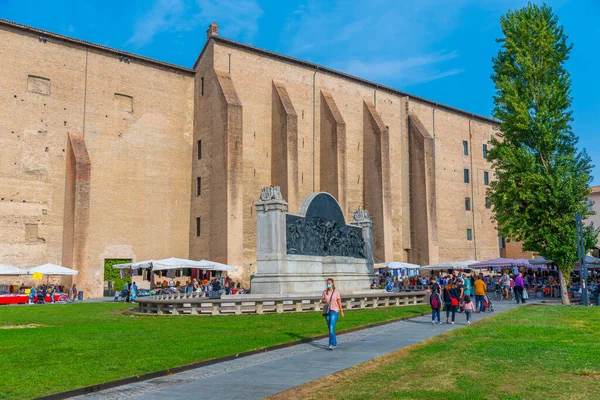 Parma, İtalya, 25 Eylül 2021: Palazzo della Pilotta, Parma İtalya