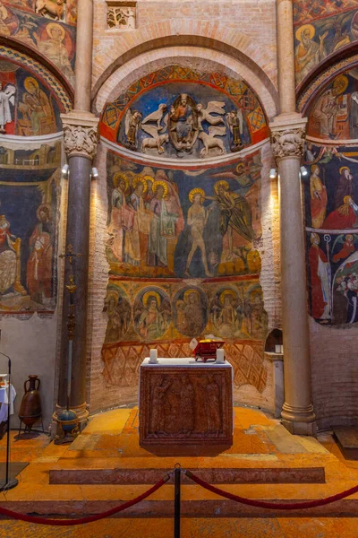 Parma, İtalya, 25 Eylül 2021: Parma İtalya 'nın Vaftizhanesi