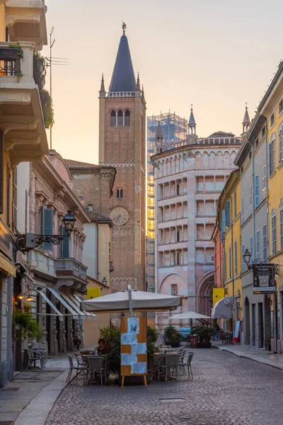 Parma Itálie Září 2021 Pohled Parmskou Katedrálu Itálii — Stock fotografie