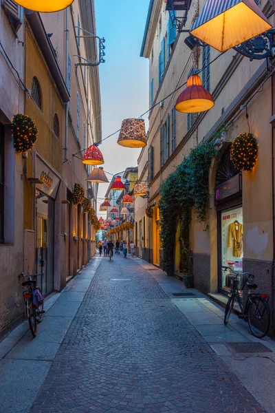 Parme Italie Septembre 2021 Rue Étroite Dans Centre Ville Italienne — Photo