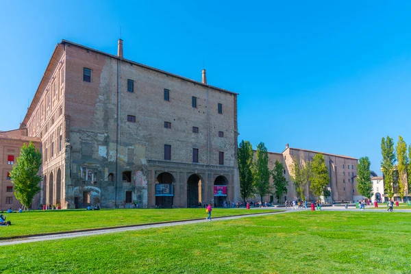 Parma, İtalya, 24 Eylül 2021: Palazzo della Pilotta, Parma İtalya