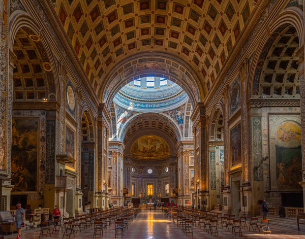 Mantua Italy September 2021 Interior Basilica Sant Andrea Mantua Italy — Stock Photo, Image