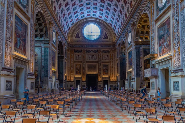 Mantua Italy September 2021 Interior Basilica Sant Andrea Mantua Italy — Stock Photo, Image