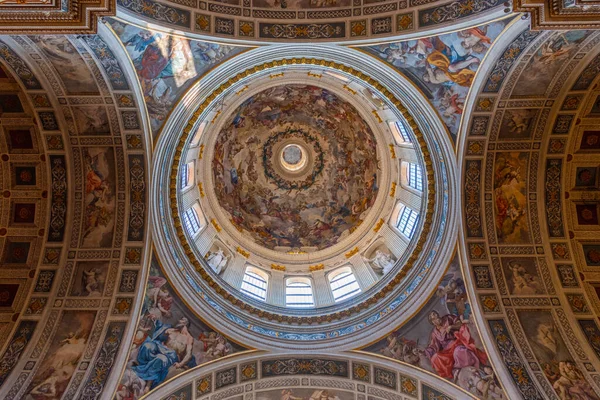Mantua Itálie Září 2021 Interiér Basilica Sant Andrea Italské Mantui — Stock fotografie