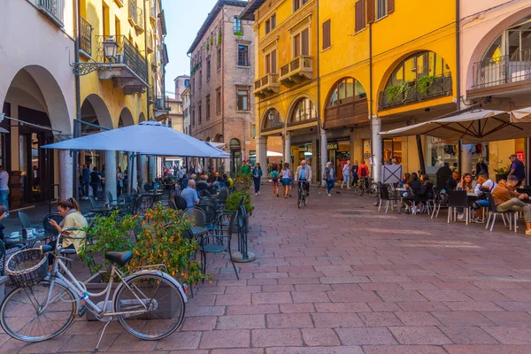 Mantua Italien September 2021 Smal Gata Centrum Den Italienska Staden — Stockfoto