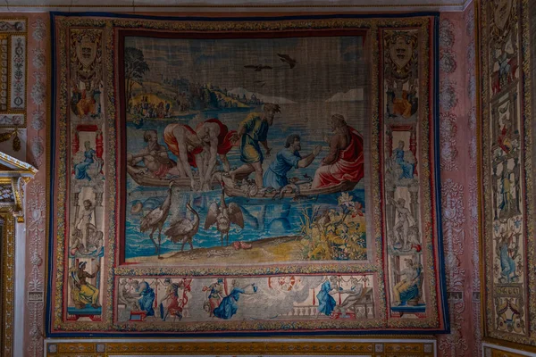 Mantua Italy September 2021 Tapestries Palazzo Ducale Italian Town Mantua — 스톡 사진