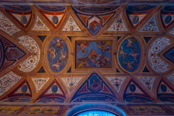 Mantua Italië September 2021 Plafond Het Palazzo Ducale Italiaanse Stad — Stockfoto