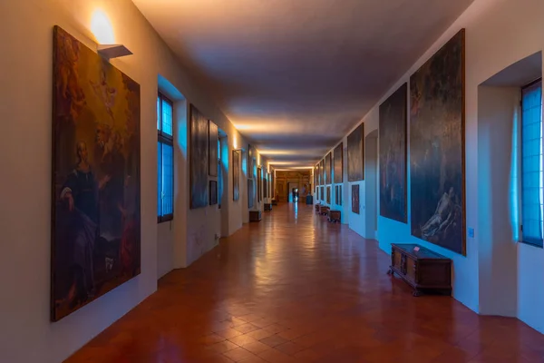 Mantua Włochy Września 2021 Sala Wewnątrz Palazzo Ducale Włoskim Mieście — Zdjęcie stockowe