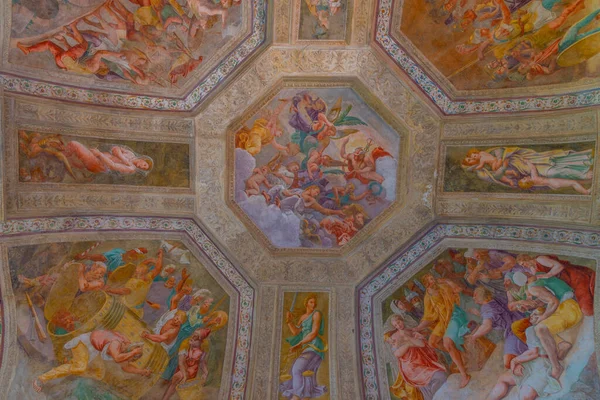 Mantua Italy September 2021 Ceiling Palazzo Italian Town Mantua — 스톡 사진