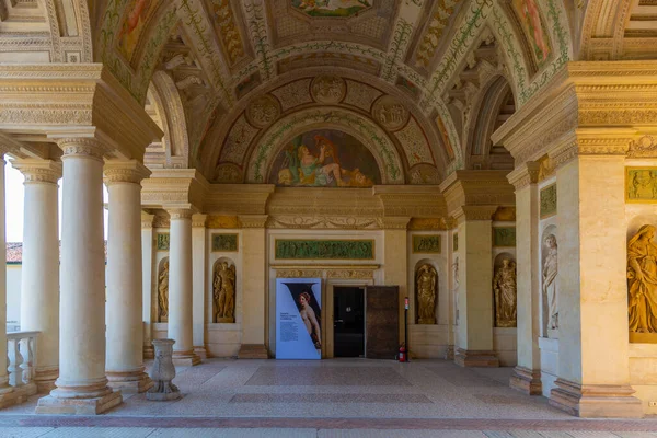 Mantua Itálie Září 2021 Sál Uvnitř Palazzo Italském Městě Mantua — Stock fotografie