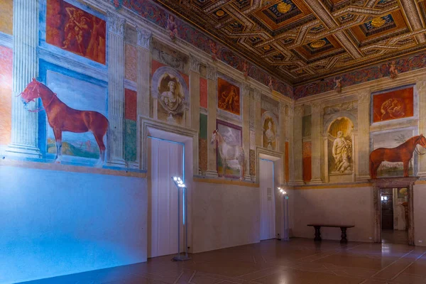 Mantua Italien September 2021 Vindkammaren Inne Palazzo Den Italienska Staden — Stockfoto