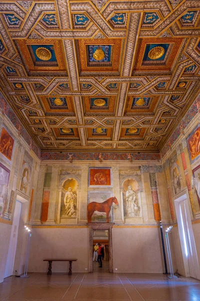 Mantua Italia Septiembre 2021 Cámara Los Vientos Dentro Del Palazzo — Foto de Stock
