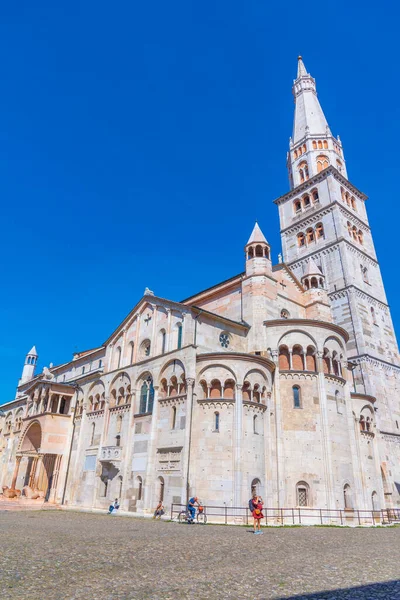 Modena Italy September 2021 Cathedral Modena Ghirlandina Tower Italy — 스톡 사진