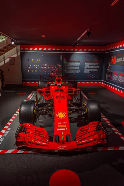 Maranello Italia September 2021 Mobil Ferrari Dalam Museo Ferrari Maranello — Stok Foto