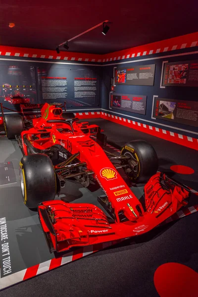 Maranello Italia September 2021 Mobil Ferrari Dalam Museo Ferrari Maranello — Stok Foto