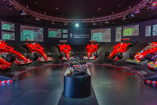 Maranello Italy September 2021 Ferrari Racing Cars Museo Ferrari Maranello — Stock Photo, Image