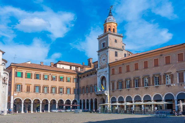 Modena Ιταλία Σεπτεμβρίου 2021 Palazzo Comunale Στην Ιταλική Πόλη Modena — Φωτογραφία Αρχείου