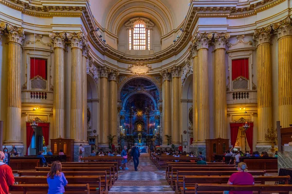 Bologna Settembre 2021 Interno Del Santuario Della Madonna San Luca — Foto Stock