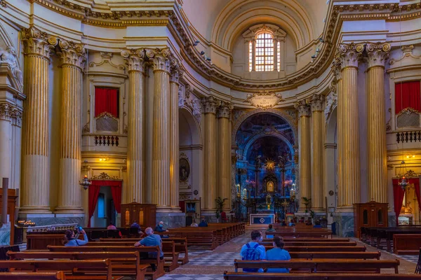 Bologne Italie Septembre 2021 Intérieur Sanctuaire Madonna San Luca Bologne — Photo