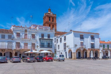 Zafra, İspanya, 20 Mayıs 2021: İspanyol şehri Zafra Grande