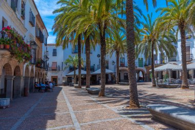 Zafra, İspanya, 20 Mayıs 2021: İspanyol şehri Zafra Grande